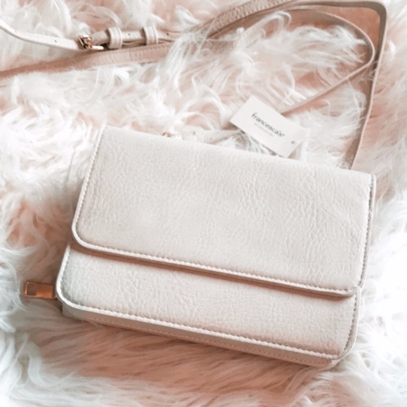 Handbags - MEGA SALE! 2 in 1 Ivory Crossbody Bag